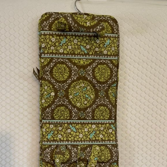 VERA BRADLEY Hanging Multicompartment Toiletry Jewelry Travel Organizer VG Cond. - Picture 6 of 8